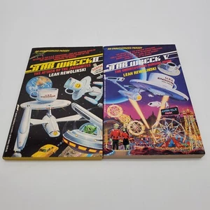 Star Wreck Series 2 & 5 Rewolinski Vintage 1990s Paperback Books Humor SciFi - Bild 1 von 9