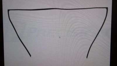 Precision WFS F3667, Windshield Molding for Nissan, USA - Image 1 of 4