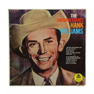 HANK WILLIAMS Drifting Cowboys LP THE UNFORGETTABLE MGM C 784 1959 VG/VG - Picture 1 of 9