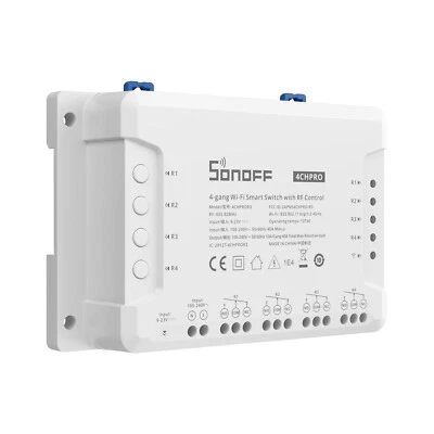 SONOFF 4CH Pro R3 Wi-Fi Smart Switch 4-Channel Wireless RF APP Remote Control US