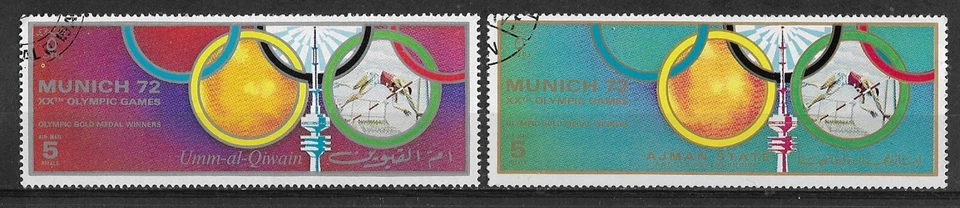 Wolfgang Nordwig Germany Pole Vault Jump Sport Munich Olympics Joint Issues (W1) - Image 1 of 1