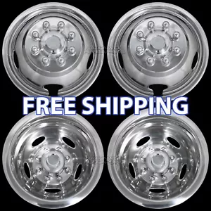 for Dodge Ram 3500 2003-2018 17" Dually Wheel Simulators Dual Rim Covers Hubcaps - Photo 1 sur 12