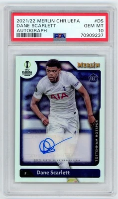 Merlín 2021/22 cromo DANE SCARLETT #A-DS RC automático Tottenham PSA 10 GEMA N17 Foto 1 de 3
