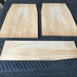 Curly Maple Droptop Gitarrenplatte 5 Stück für E-Bass - Bild 1 von 11