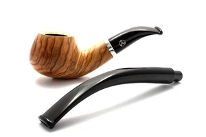 Rattray's Pfeife Butcher's Boy Olive glatt 23 pipe 2 x Mundstück kurz & lang - Bild 1 von 1