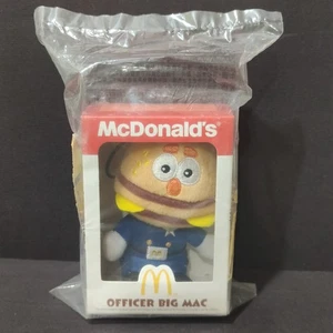 Mint 2013 McDonald's OFFICER BIG MAC Hanging Plush Toy 4.5" Good Condition - Picture 1 of 5