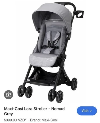 Maxi Cosi Lara Stroller- Nomad Grey - Image 1 of 4