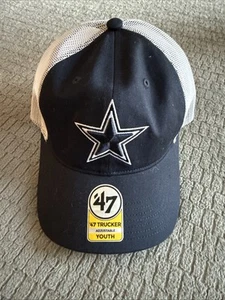 47 Brand Youth Dallas Cowboys Trucker Hat - Picture 1 of 7