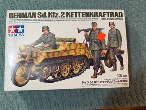 Tamiya 1/35 German Sd.Kfz.2 Kettenkraftrad Plastic Model Kit 35377-NEW-4283 - Picture 1 of 2