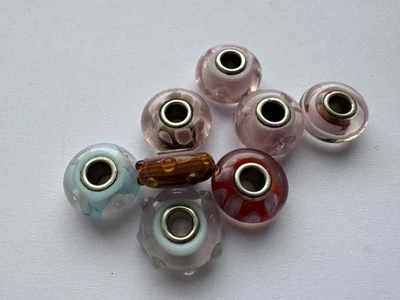 Trollbeads Glass Bead Charms, Silber - Bild 1 von 3