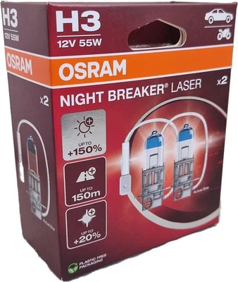 H3 Osram Nightbreaker Laser 150 Next Generation 2er Box 64151NL-2HB - Bild 1 von 4