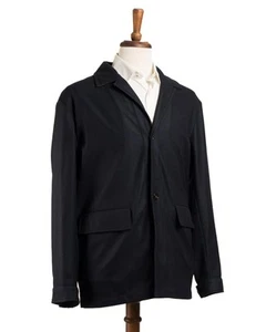 Kiton $8,950 NWT Navy Blue Virgin Wool Polyester Cashmere Blend Jacket (50 IT) M - Picture 1 of 7
