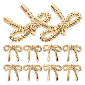 15pcs Alloy Bow Shaped Buttons Decorative Buttons Bowknot Buttons Sewing Buttons - Picture 1 of 10