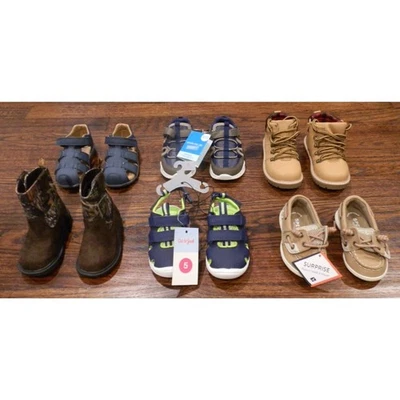 Niños Niños Niños Pequeños Bebé Zapatos Marca Mixta Talla Lote de 6 Varias Tallas 4-7  Foto 1 de 2