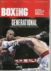 Boxing News Magazine July 24 2025 Oleksander Usyk Daniel Dubois Xander Zayas - Picture 1 of 3