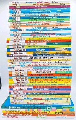 Lot of 10 RANDOM Dr. Seuss I Can Read Bright & Early Children's Hardcover Books  - Image 1 of 4
