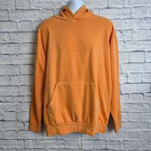 Sudadera con capucha naranja grande Premium Basics Only NY para hombre nueva con etiquetas - Imagen 1 de 10