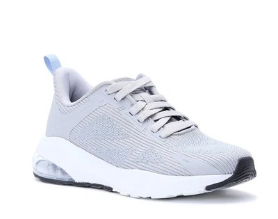 Avia Women's Lace-Up Air Cushioned Midsole Gray Athletic Low-Top Sneakers: 6-11 - Image 1 of 4