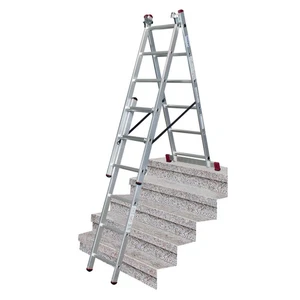 KRAUSE Corda VielzweckLeiter Treppenfunktion Mehrzweckleiter 3x6 Sprossen - Bild 1 von 3