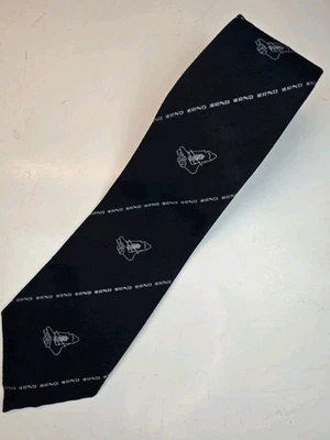 Corbata ENRO Vintage Transbordador Espacial 52" Largo 4" Ancho Azul Marino Blanco Poliéster Foto 1 de 4