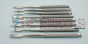 Dental 8 Ochsenbein Bone Splitting Chisel Set Periodontal Impant Spreader Ridge - Picture 1 of 3