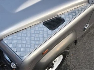 Land Rover Defender 90 | 110 Aluminum Wing Top Protectors Pair DA4049 New - Picture 1 of 3