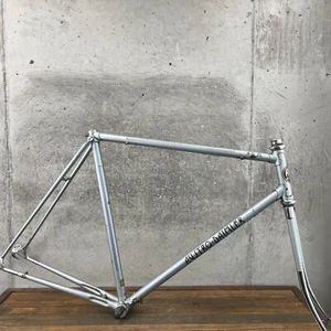 Vintage Austro Daimler Frame Set 59 cm 700c Lugged Steel Randonner Tour Silver - Picture 1 of 24