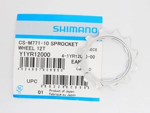 Shimano XT CS-M771-10 Sprocket Wheel Cog 12T for 10 Speed 11-32T Cassette - Picture 1 of 1