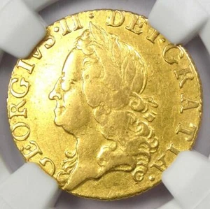 1760 Britain George II Gold Half Guinea 1/2G - Certified NGC XF Details (EF) - Picture 1 of 6