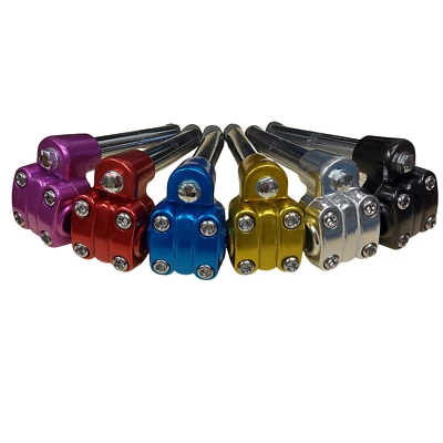 Old School BMX Stem  21.1mm  4 Bolt Top  * SR Suntour Power Quill Stem Copy *  - Image 1 of 4