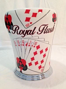 "ROYAL FLUSH" CHAMPAGNE BOTTLE ICE BUCKET  - Picture 1 of 7