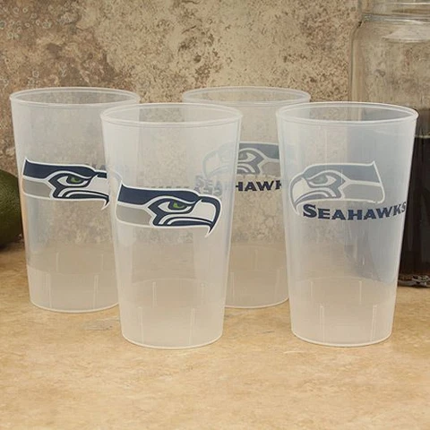 Seattle Seahawks Plastic Tumblers 4 Pack Cover