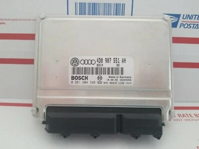 1999-01 Volkswagen Passat Audi ECU 4D0 907 551 AH компьютер VW модуль  - Изображение 1 из 4