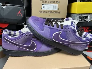 Nike SB Dunk Low x Concepts Purple Lobster Travis Power Puff Size 9 NDS - Picture 1 of 11