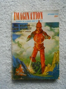 IMAGINATION SCIENCE FICTION Magazine-SEPTEMBER,1952-HAROLD W. McCAULEY COVER - Picture 1 of 2