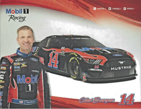 2020 CLINT BOWYER “MOBIL 1 STEWART HAAS FORD” #14 NASCAR CUP SERIES NEW POSTCARD Cover