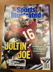October 2 1989 Joe Montana San Francisco 49ers Football Sports Illustrated OLD - Picture 1 of 1