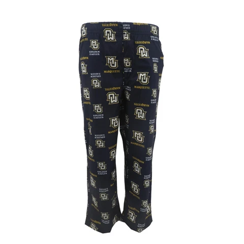 Marquette Golden Eagles NCAA Kids Youth Size Print All Over Pajama Pants New Cover