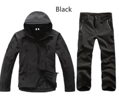 Mens Winter Hunting Clothes Outdoor Waterproof Thicken Jacket Coat + Pants Suits - Image 1 of 4