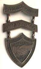 Rare 1929 Award Fob: "Michigan Mutual Liability Co"; “Safe Driver” Bronze