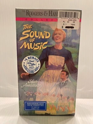 NEW The Sound Of Music CBS Fox Vintage VHS Rare Sealed Silver Anniversary - Image 1 of 4