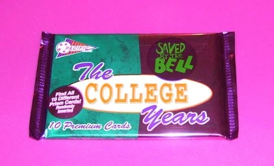 1 SEALED PACKAGE SAVED BY THE BELL THE COLLEGE YEARS TRADING CARDS 1994 PACIFIC - Image 1 of 2