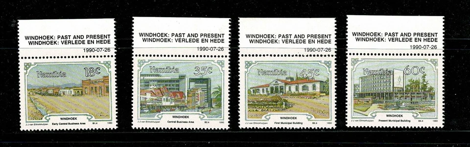 U0827 NAMIBIA 1990 Centenario de Windhoek - arquitectura MNH Foto 1 de 1