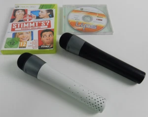 Lips + Stimmt´s - Warheit oder Lüge + 2 Original Wireless Mikrofone - Xbox 360 - Bild 1 von 1