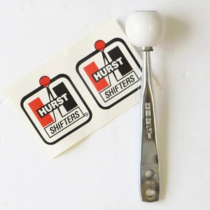 HURST USA Chrome Shifter Stick 7238 w/ Original 4 Speed Knob off Super Shifter 3 - Picture 1 of 3