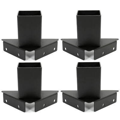 4 Pack Compound Angle Heavy Duty Deer Elevator Brackets Tree Stand Powder coated - Image 1 of 4