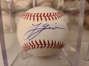 Lucas Giolito Signed Baseball sweet spot MLB coa White Sox 