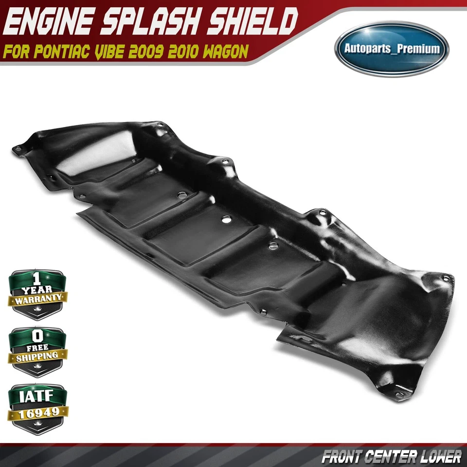 Protector contra salpicaduras de motor inferior central bajo cubierta para Pontiac Vibe 2009 2010 vagón Foto 1 de 4
