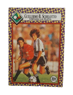 Pegatina Cromy Argentina 1993 Guillermo Barros Schelotto Rookie Gimnasia La Plata Foto 1 de 3