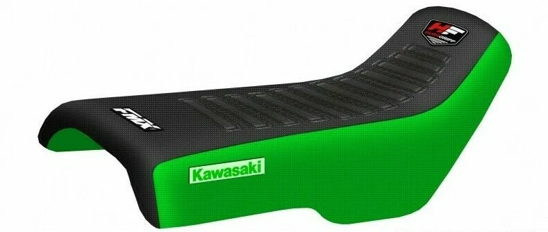 FMX BLACK & GREEN HF Seat Cover for Kawasaki KX 500 FREE SHIPMENT INCLUDED - Image 1 of 1